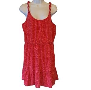 Banana Republic Red Midi Dress